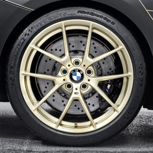 Pfsiter Autotechnik- Shop BMW M Performance Frozen Gold Style 763M Complete Wheel Tire Set