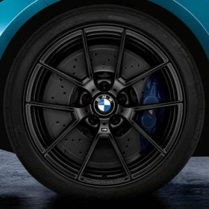 Pfsiter Autotechnik- Shop BMW M Performance Style 763M Summer Complete Wheel and Tire Set Matte Black