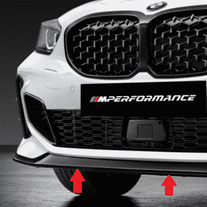 Pfsiter Autotechnik- Shop BMW M Performance front splitter black high gloss
