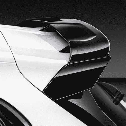 Pfsiter Autotechnik- Shop M Performance roof edge spoiler in Black high gloss