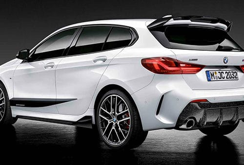 BMW M Performance 1 Series F40 F70 Black High Gloss Roof Edge Spoiler