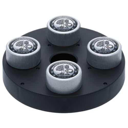 Original AMG Ventilzierkappen satin-silber Set 4-Teilig