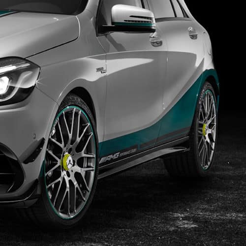 AMG Nabendeckel Zentralverschlussdesign gelb Original Mercedes-Benz