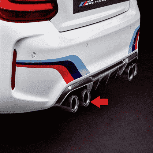 Pfsiter Autotechnik- Shop BMW M Performance Exhaust Titanium Tips