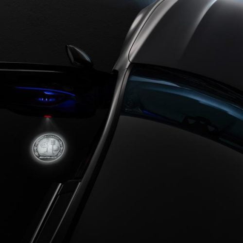 AMG Wappen LED Projektor Türbeleuchtung Original Mercedes-Benz