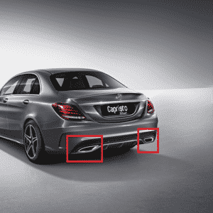 Pfsiter Autotechnik- Shop CAPRISTO EXHAUST MERCEDES BENZ AMG C63 W205 – Cat Delete Downpipes 1