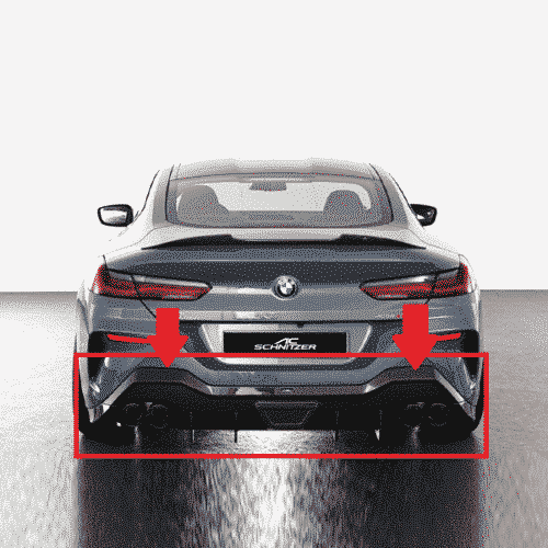 Pfsiter Autotechnik- Shop AC Schnitzer carbon rear diffuser for BMW 8er G14 G15