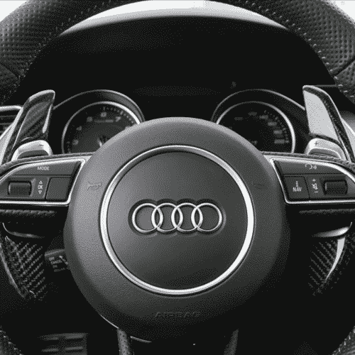 Audi Post-Facelift Carbon Fiber Shift Paddle Extensions – Image 2