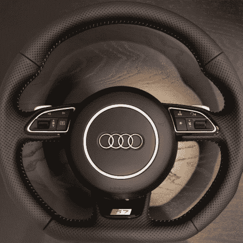 Pfsiter Autotechnik- Shop Audi Post Facelift RS6 Flat Bottom Steering Wheel 2