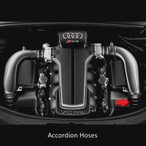 Pfsiter Autotechnik- Shop accordion hoses for audi