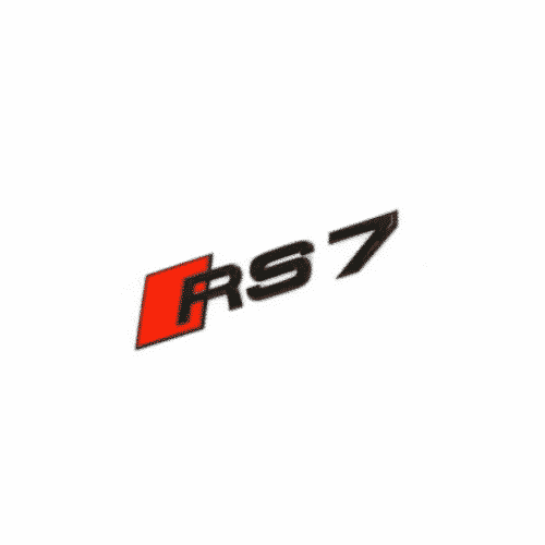 Pfsiter Autotechnik- Shop black rs7 emblems