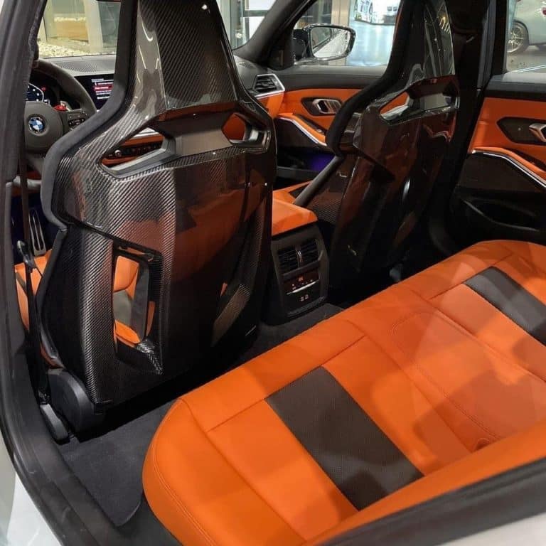 Oem BMW M3 G80 Carbon Fiber Bucket Seats Retrofit Kit Leather Merino » Pfister