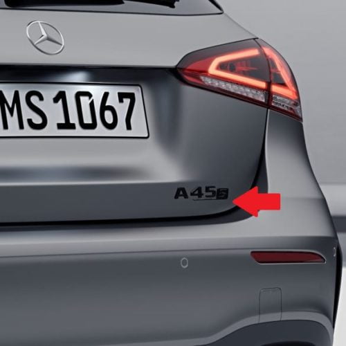 Pfsiter Autotechnik- Shop AMG Mercedes Benz A 45S Lettering black
