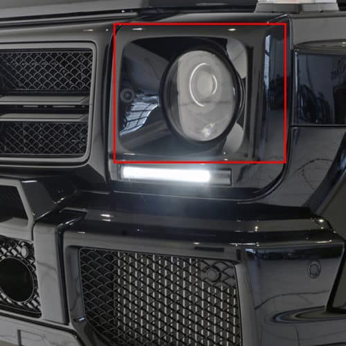 Pfsiter Autotechnik- Shop Brabus Mercedes Benz G Class W463 Xenon Headlight Black 5