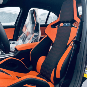 Oem BMW M3 G80 Carbon Fiber Bucket Seats Retrofit Kit - Leather Merino ...