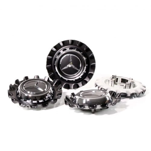 Mercedes Benz Cover Hub Cap Set - GLA H247, Black Matt