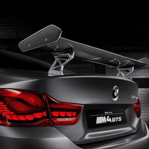 OEM BMW M235i - M4 GTS Carbon fiber motorsport rear wing