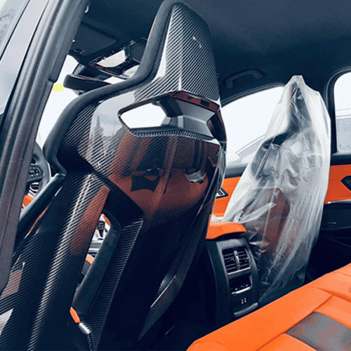 Pfsiter Autotechnik- Shop Oem BMW M3 G80 Carbon Fiber Bucket Seats Retrofit Kit Leather Merino 3