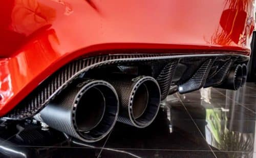 Capristo ECE Valved Exhaust BMW M2 F87 Mid-Silencer Spare Pipes and carbon Tips (CES3)