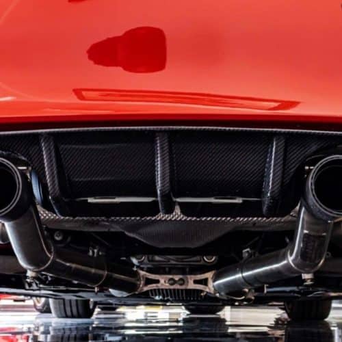 Capristo ECE Valved Exhaust BMW M2 F87 Mid-Silencer Spare Pipes and carbon Tips (CES3) – Image 6