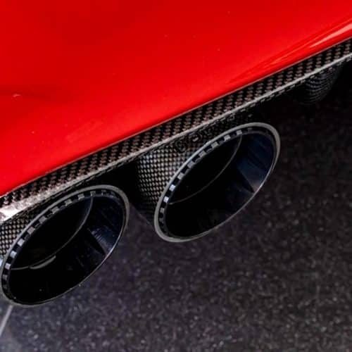 Capristo ECE Valved Exhaust BMW M2 F87 Mid-Silencer Spare Pipes and carbon Tips (CES3) – Image 5