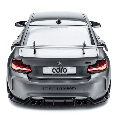 ADRO BMW F87 M2 Carbon Fiber Spoiler Rear Swan Neck Wing – Image 6