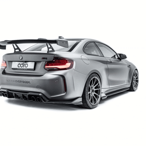 ADRO BMW F87 M2 Carbon Fiber Spoiler Rear Swan Neck Wing – Image 8