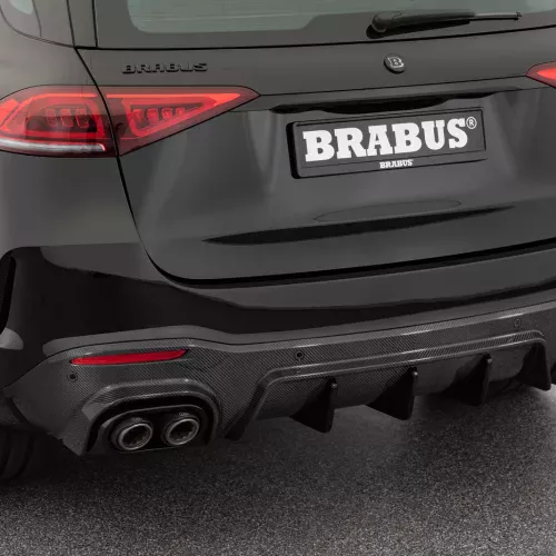BRABUS Carbon Rear Diffuser & Titanium Exhaust for Mercedes GLE 63 S AMG V167 – Image 2