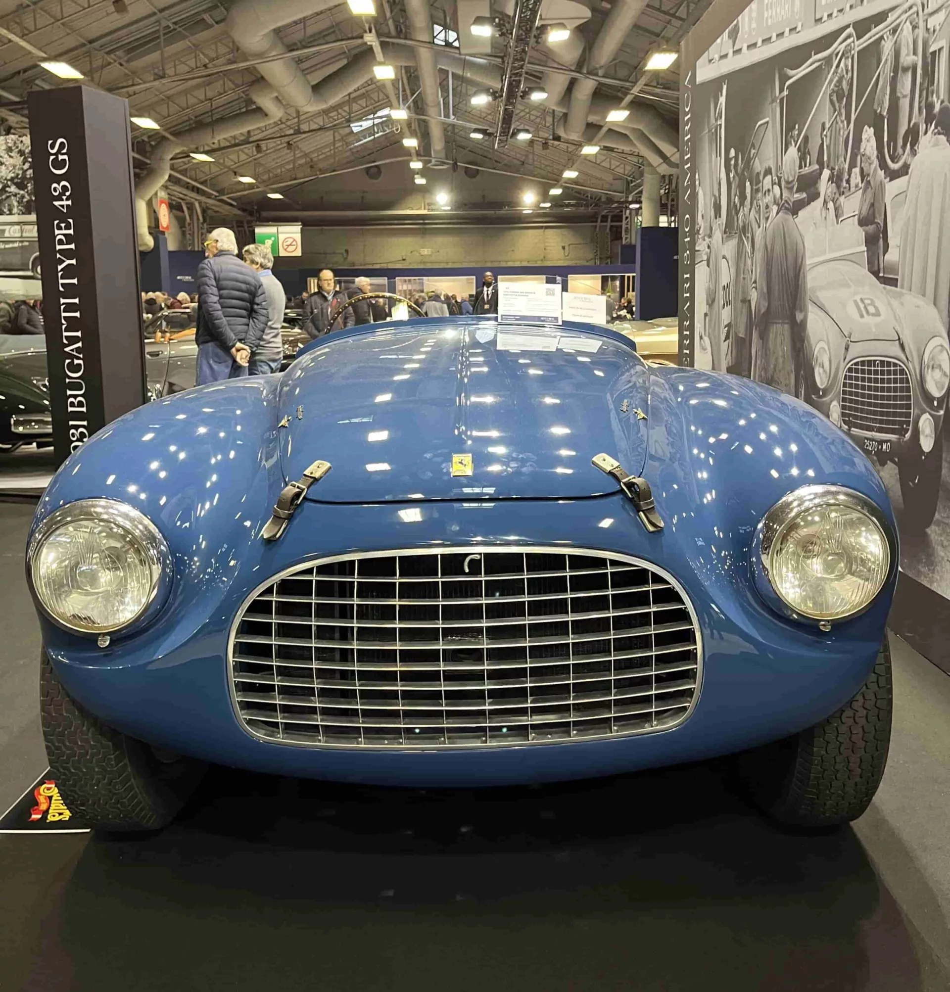 Pfsiter Autotechnik- Shop Lot 43 Ferrari 340 America Barchetta Touring Superleggera 1951 Automobile Majordome scaled 1