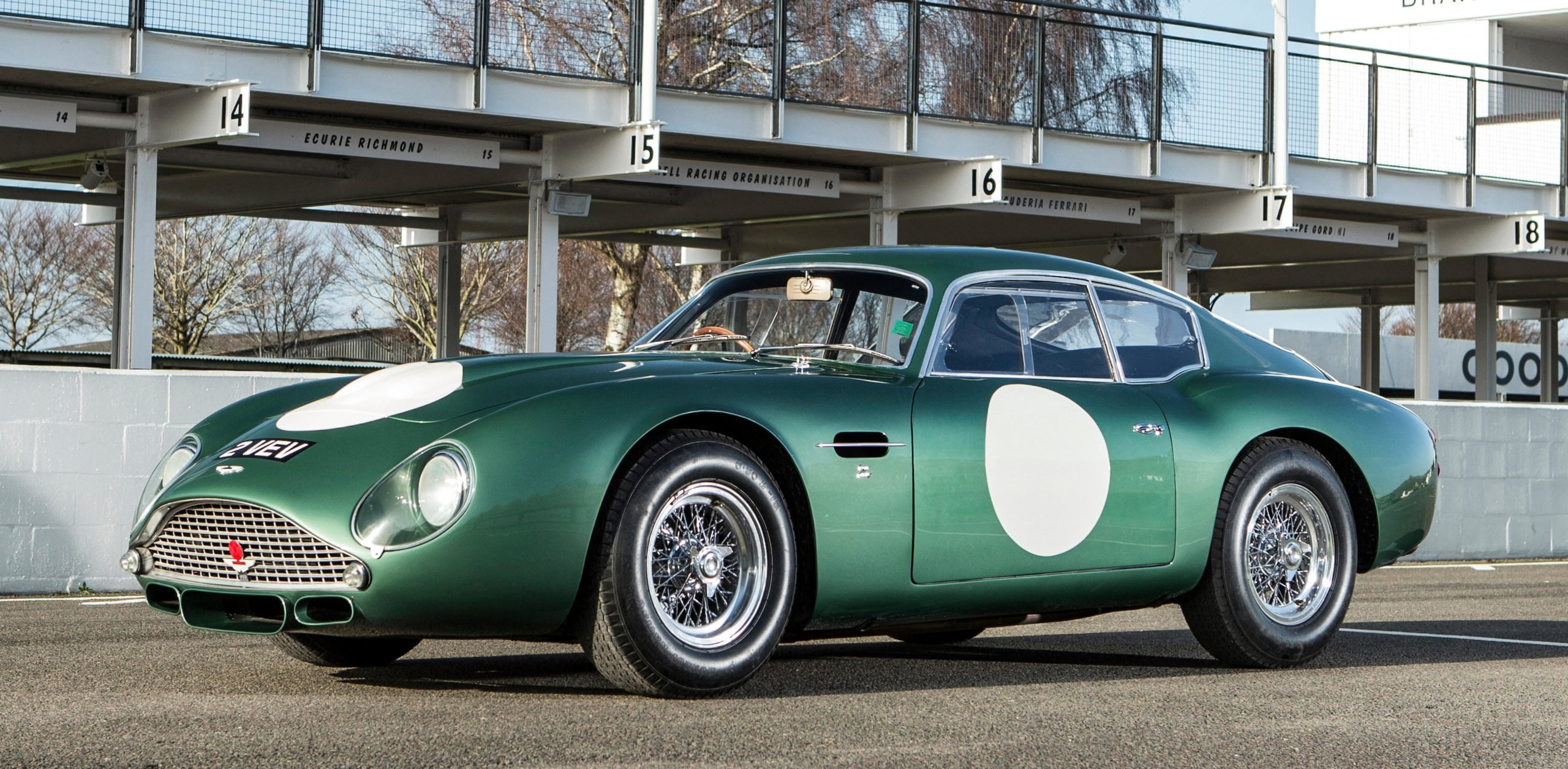 Aston Martin DB4GT Zagato '2 VEV' Exceptional Classic Car with a Storied Racing History Priced at £10,081,500