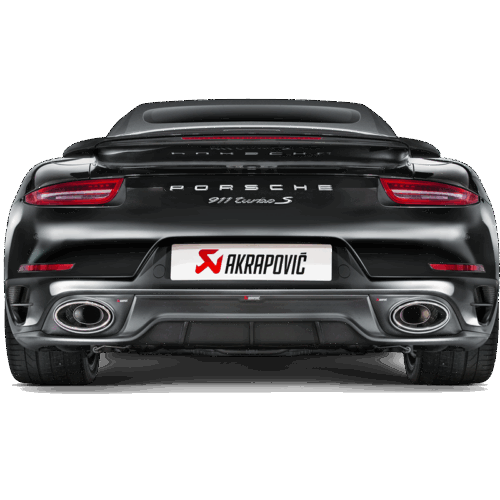 Akrapovič Slip-On Porsche 911 Turbo / Turbo S (991)